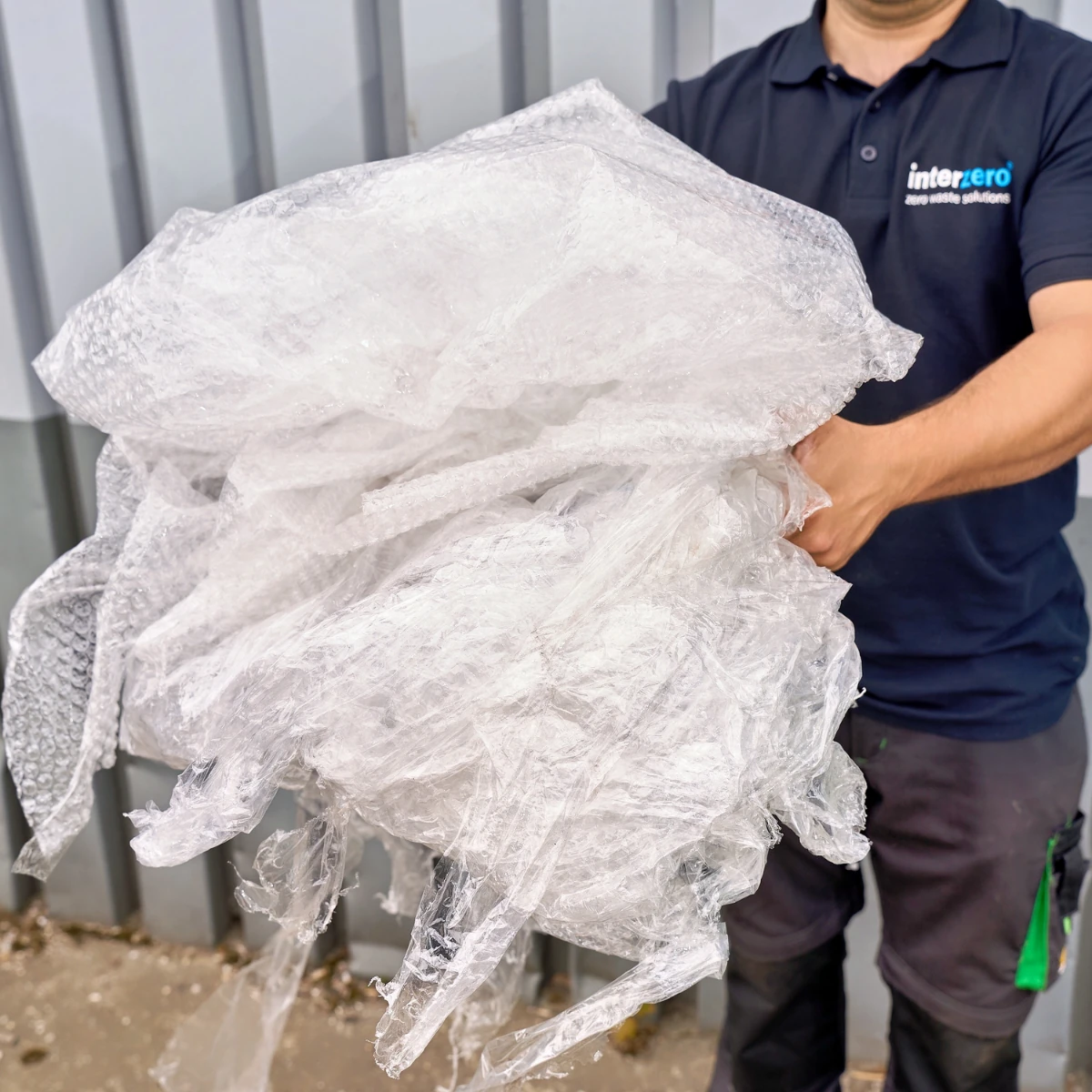 Plastični otpad pripremljen za recikliranje, Interzero, 2026